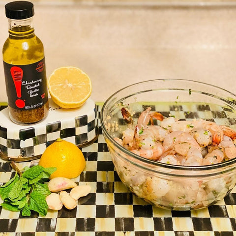 Chardonnay Roasted Garlic Marinade
